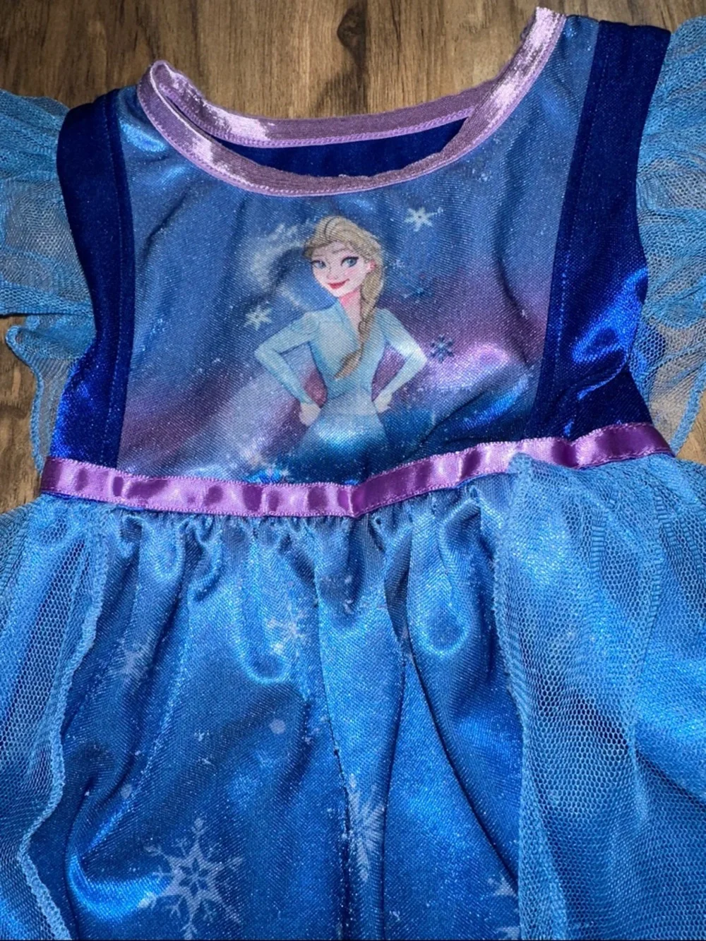Disney Elsa Dress Set - Blue, Light Blue & Purple - Picture 8 of 10